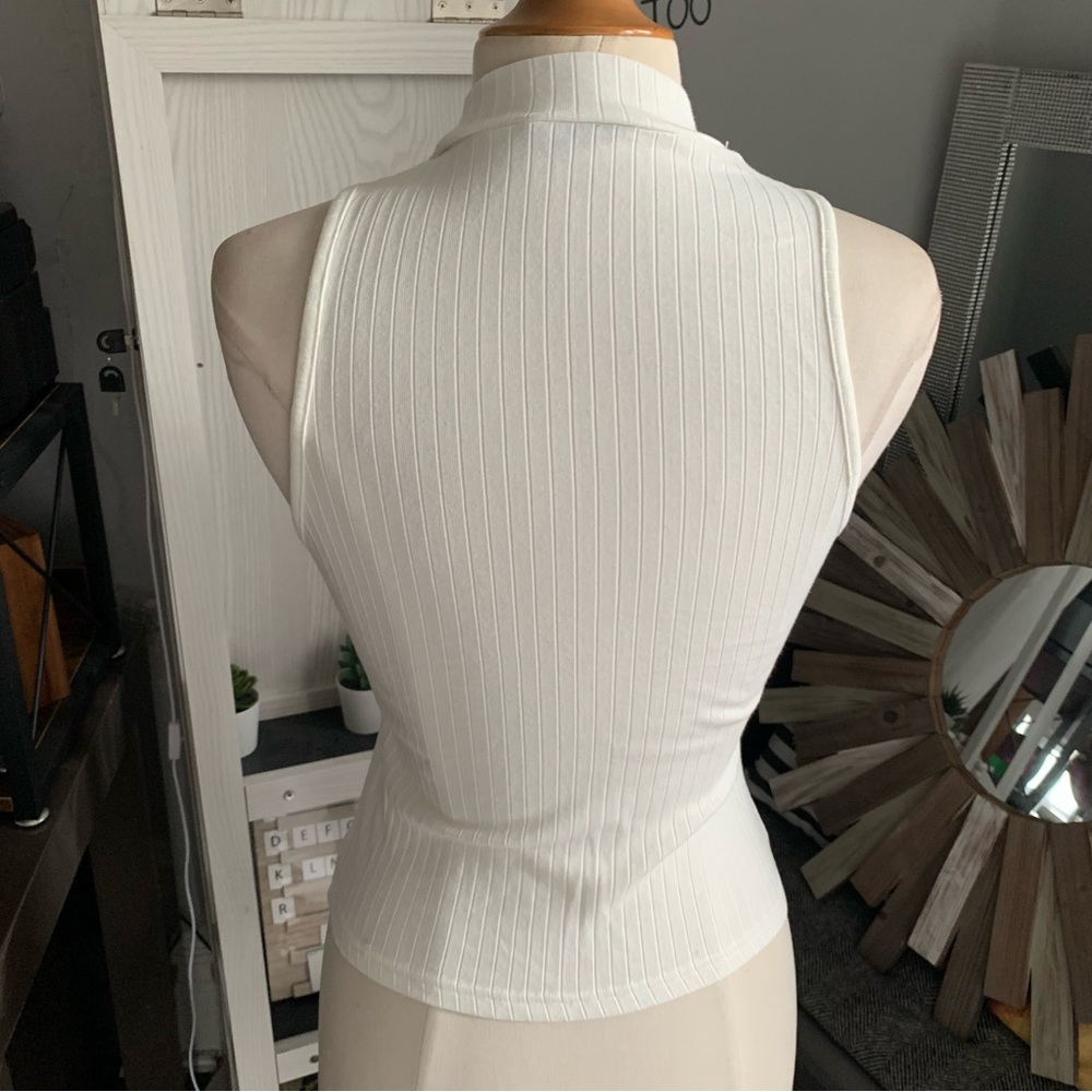 Shein | mock neck ribbed top size small - Picture 4 of 6
